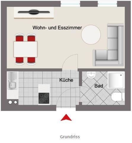 1 bedroom flat to rent, 30 m², Leyherstraße 10, Fürth, Bavaria 1 bedroom flat to rent, 30 m², Leyherstraße 10, Fürth, Bavaria