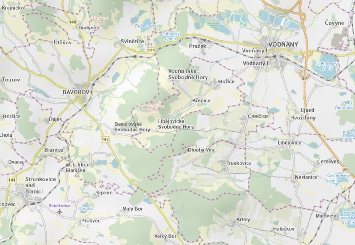 plot for sale, 2,454 m², Truskovice, Jihočeský Region plot for sale, 2,454 m², Truskovice, Jihočeský Region