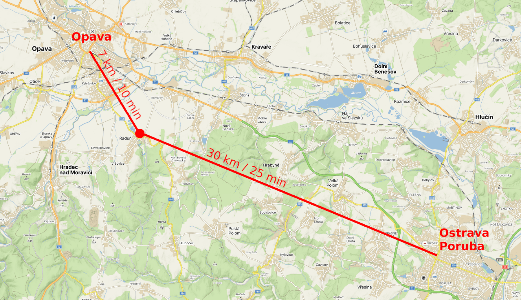 plot for sale, 830 m², Raduň, Moravskoslezský Region plot for sale, 830 m², Raduň, Moravskoslezský Region