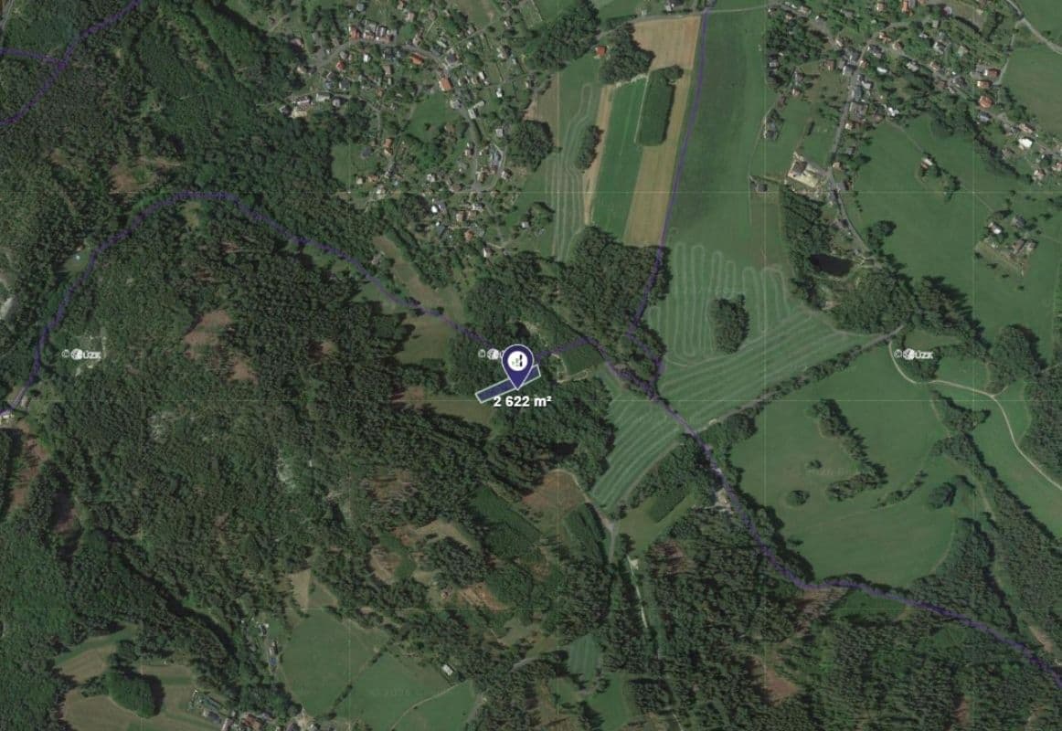 plot for sale, 2,622 m², Železný Brod, Liberecký Region plot for sale, 2,622 m², Železný Brod, Liberecký Region