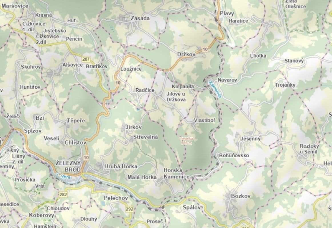 plot for sale, 2,622 m², Železný Brod, Liberecký Region plot for sale, 2,622 m², Železný Brod, Liberecký Region