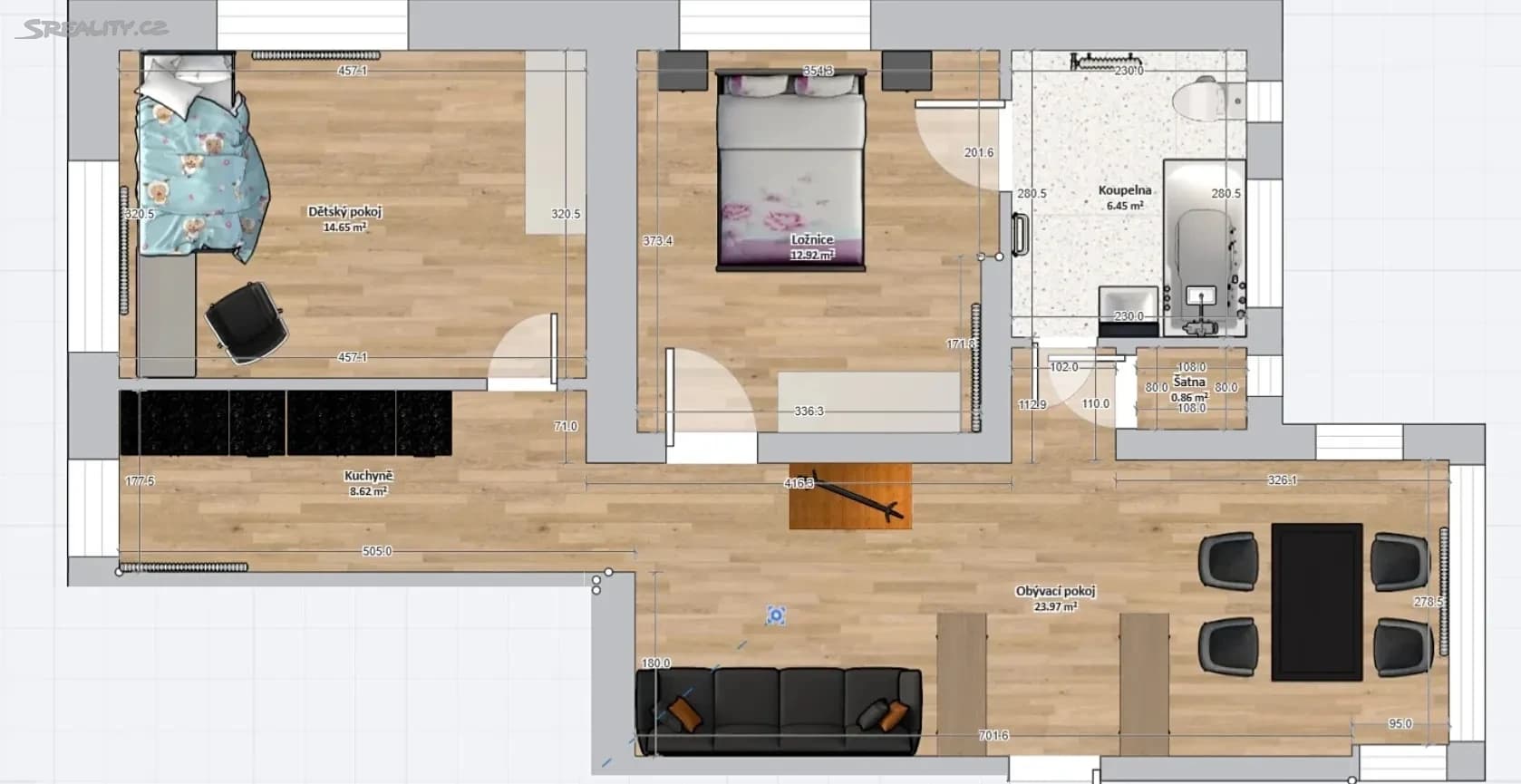 3 bedroom flat to rent, 65 m², Rebcova, Přeštice, Plzeňský Region 3 bedroom flat to rent, 65 m², Rebcova, Přeštice, Plzeňský Region