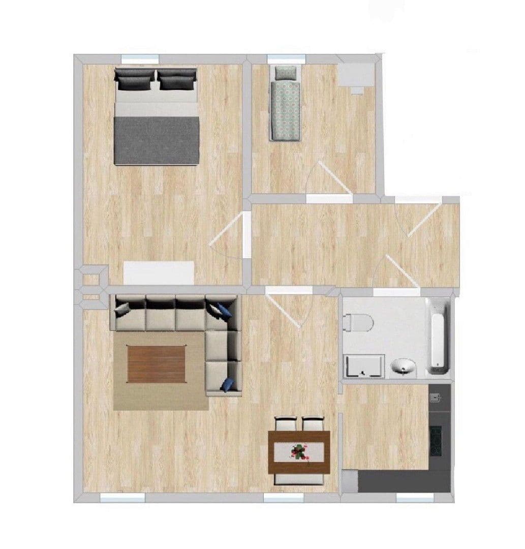 3 bedroom flat to rent, 65 m², Haselbrunner Str. 73, Plauen, Saxony 3 bedroom flat to rent, 65 m², Haselbrunner Str. 73, Plauen, Saxony