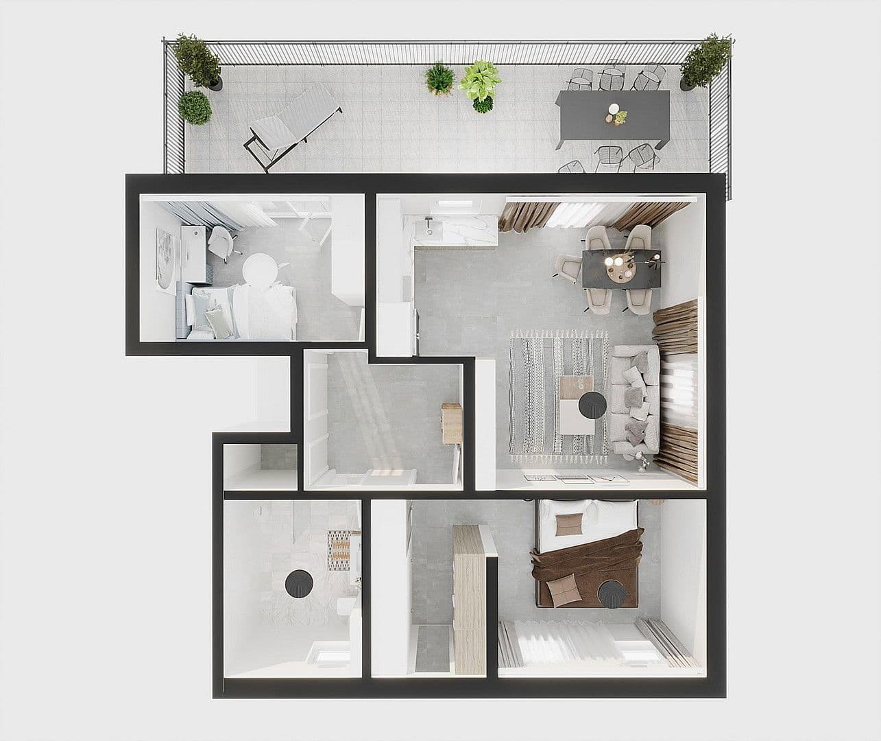 2 bedroom with open-plan kitchen flat to rent, 85 m², Offenbach am Main, Hesse 2 bedroom with open-plan kitchen flat to rent, 85 m², Offenbach am Main, Hesse