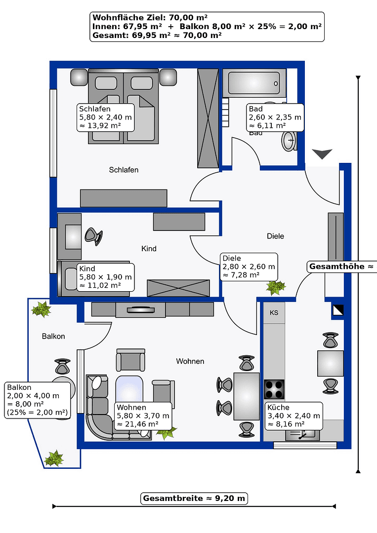 3 bedroom flat to rent, 69 m², Am Forsthaus Gravenbruch 53, Neu-Isenburg, Hesse 3 bedroom flat to rent, 69 m², Am Forsthaus Gravenbruch 53, Neu-Isenburg, Hesse