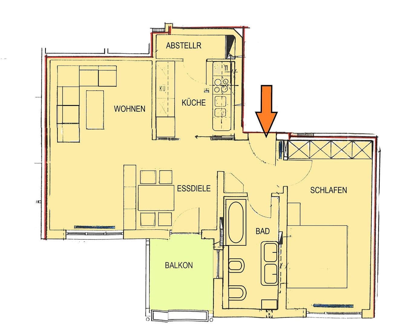 1 bedroom with open-plan kitchen flat to rent, 60 m², Villingen-Schwenningen, Baden-Württemberg 1 bedroom with open-plan kitchen flat to rent, 60 m², Villingen-Schwenningen, Baden-Württemberg