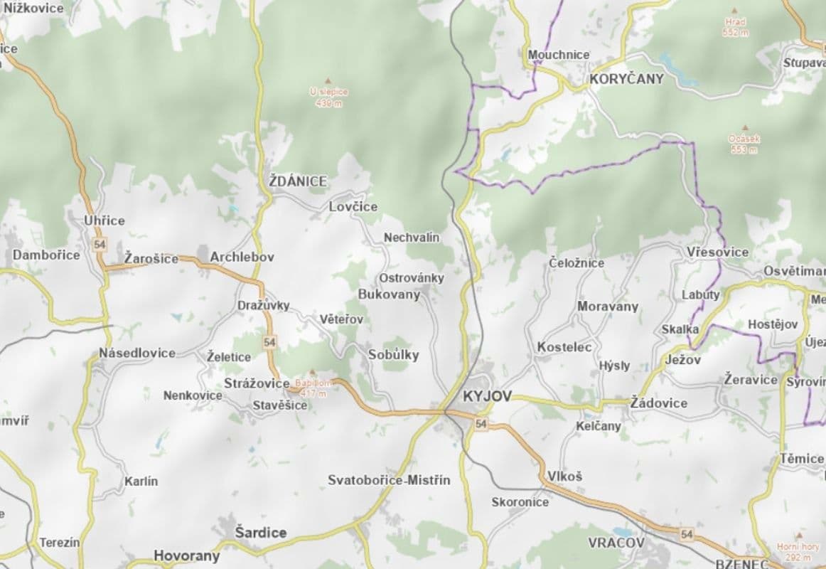 plot for sale, 1,819 m², Ždánice, Jihomoravský Region plot for sale, 1,819 m², Ždánice, Jihomoravský Region