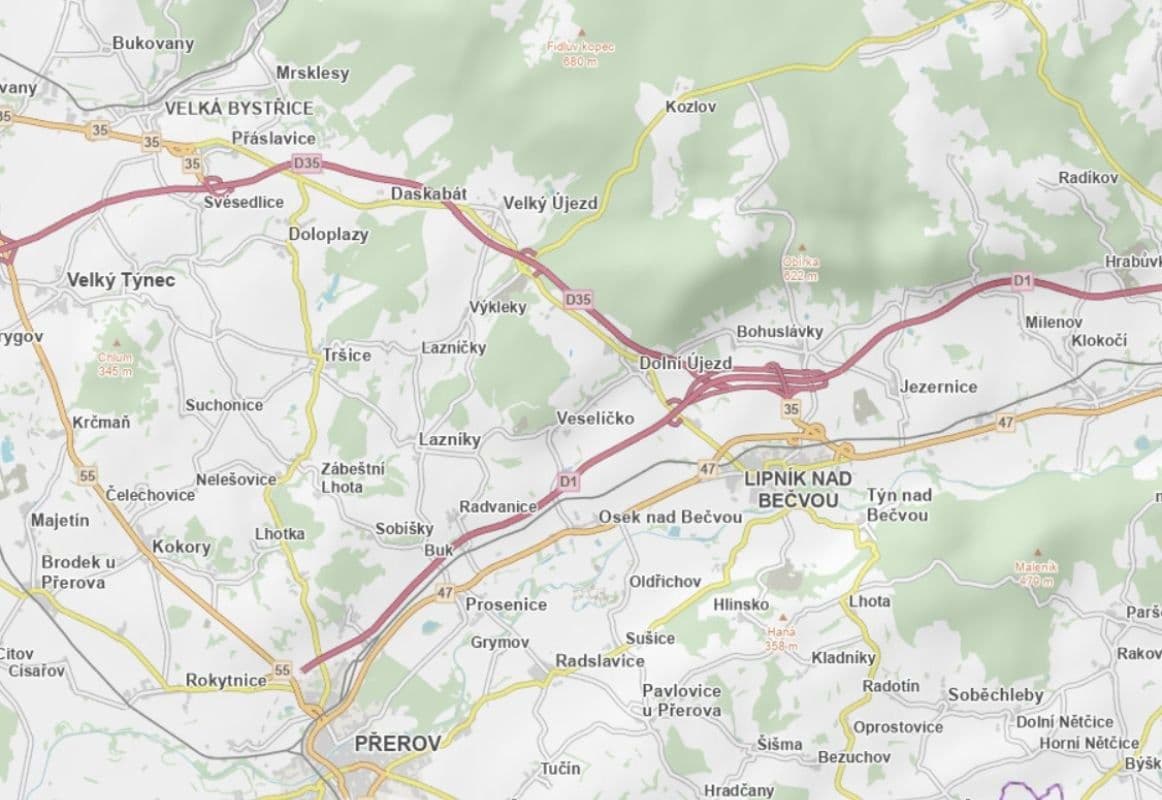 plot for sale, 2,776 m², Dolní Újezd, Olomoucký Region plot for sale, 2,776 m², Dolní Újezd, Olomoucký Region