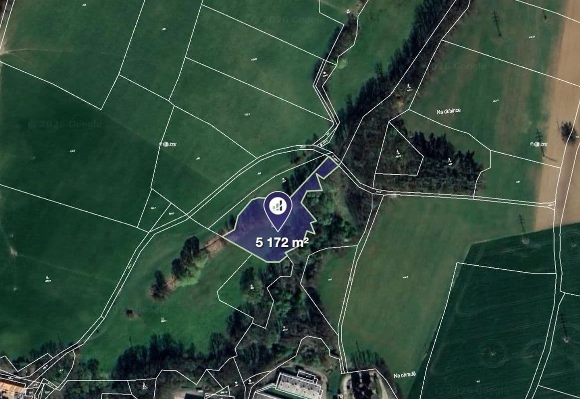 plot for sale, 5,172 m², Načešice, Pardubický Region plot for sale, 5,172 m², Načešice, Pardubický Region