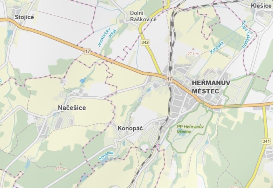 plot for sale, 5,172 m², Načešice, Pardubický Region plot for sale, 5,172 m², Načešice, Pardubický Region