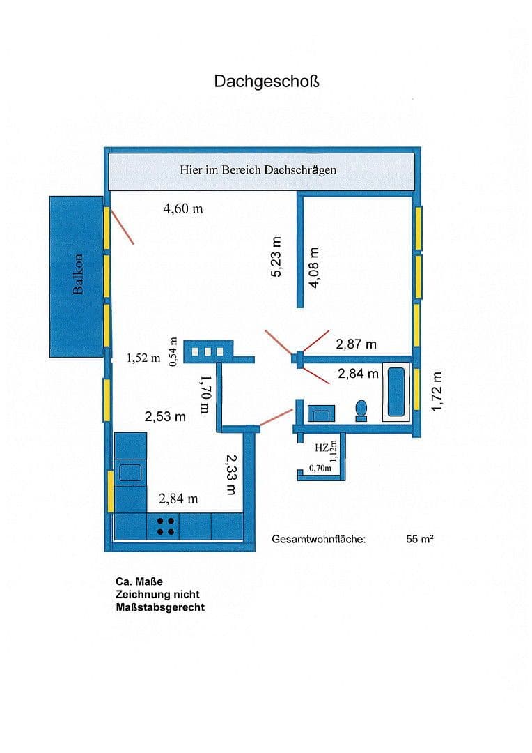 2 bedroom flat to rent, 55 m², Pfarrer-Linzbach-Str. 12, Nörvenich, North Rhine-Westphalia 2 bedroom flat to rent, 55 m², Pfarrer-Linzbach-Str. 12, Nörvenich, North Rhine-Westphalia