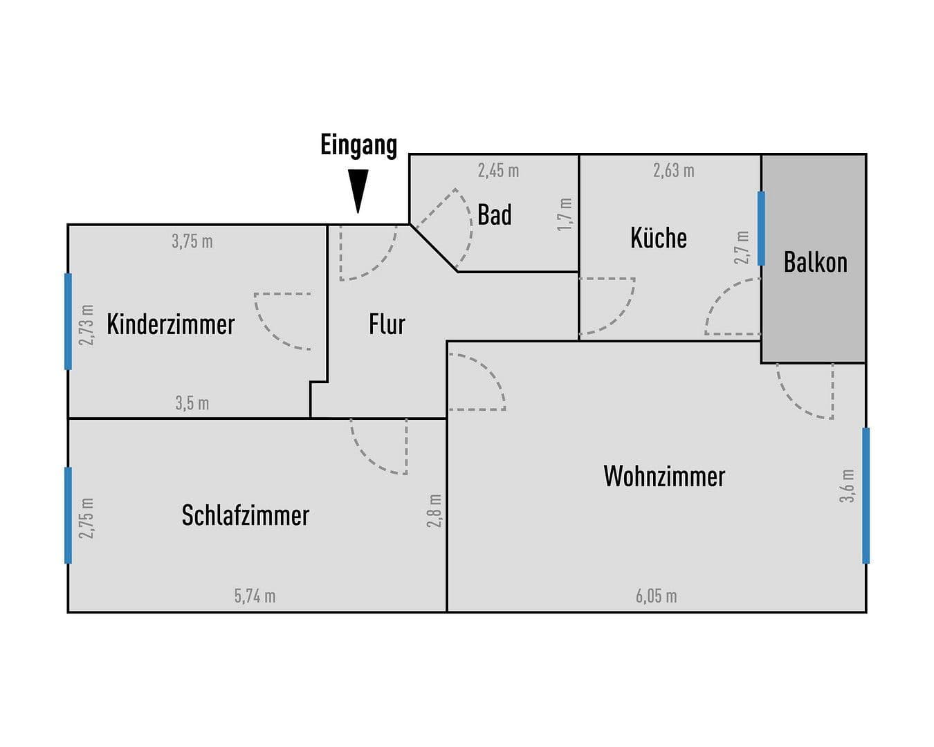 3 bedroom flat to rent, 72 m², Von-Leibniz-Str. 14, Erftstadt, North Rhine-Westphalia 3 bedroom flat to rent, 72 m², Von-Leibniz-Str. 14, Erftstadt, North Rhine-Westphalia