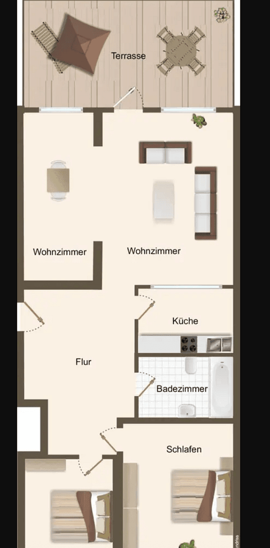 2 bedroom with open-plan kitchen flat for sale, 93 m², Hamburg, Hamburg 2 bedroom with open-plan kitchen flat for sale, 93 m², Hamburg, Hamburg