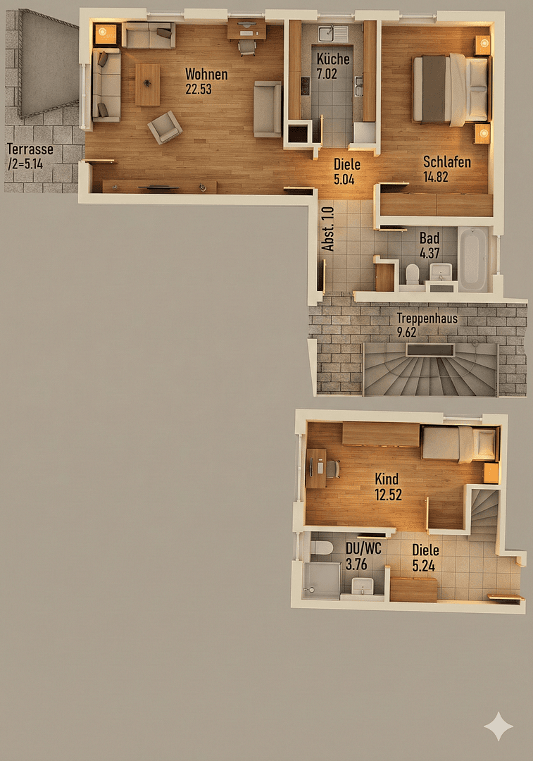 3 bedroom flat for sale, 79 m², An den Dorfwiesen 1, Wachau, Saxony 3 bedroom flat for sale, 79 m², An den Dorfwiesen 1, Wachau, Saxony