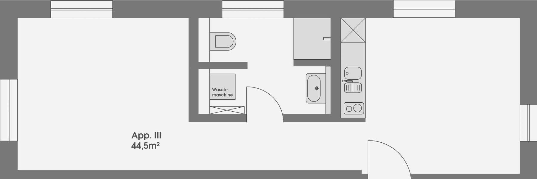 2 bedroom flat to rent, 45 m², Allgäuer Straße 8, Wolfertschwenden, Bavaria 2 bedroom flat to rent, 45 m², Allgäuer Straße 8, Wolfertschwenden, Bavaria