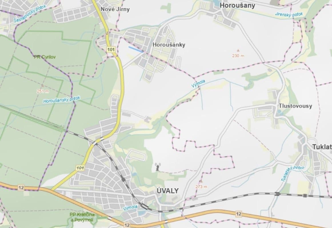 plot for sale, 5,835 m², Úvaly, Středočeský Region plot for sale, 5,835 m², Úvaly, Středočeský Region