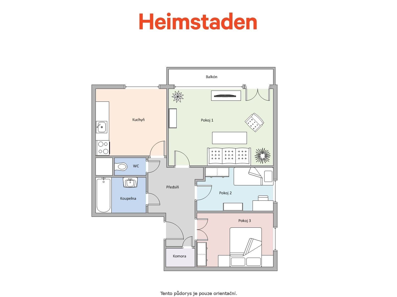 3 bedroom flat to rent, 69 m², Hornická, Albrechtice, Moravskoslezský Region 3 bedroom flat to rent, 69 m², Hornická, Albrechtice, Moravskoslezský Region