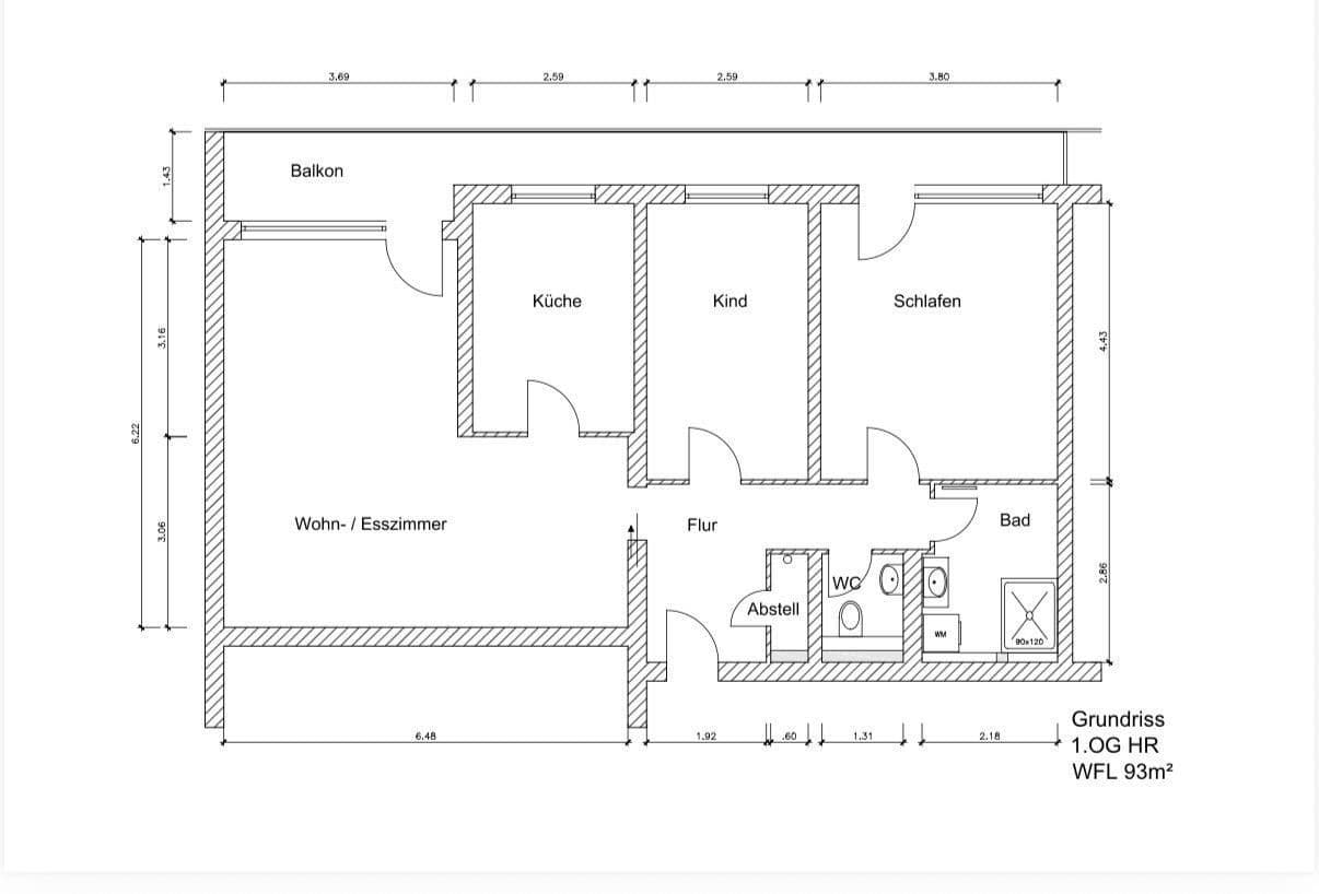 3 bedroom flat to rent, 93 m², Hilden, North Rhine-Westphalia 3 bedroom flat to rent, 93 m², Hilden, North Rhine-Westphalia