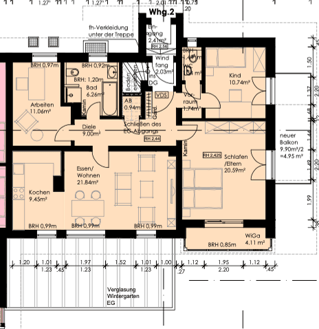 4 bedroom flat to rent, 102 m², Viereth-Trunstadt, Bavaria 4 bedroom flat to rent, 102 m², Viereth-Trunstadt, Bavaria
