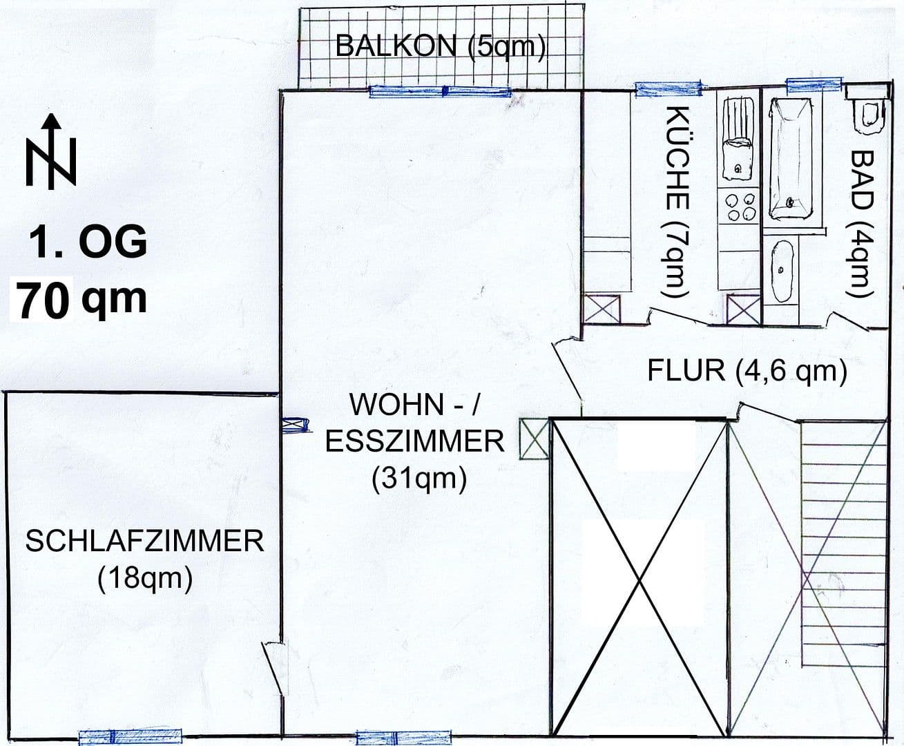 2 bedroom flat to rent, 70 m², Leverkusen, North Rhine-Westphalia 2 bedroom flat to rent, 70 m², Leverkusen, North Rhine-Westphalia