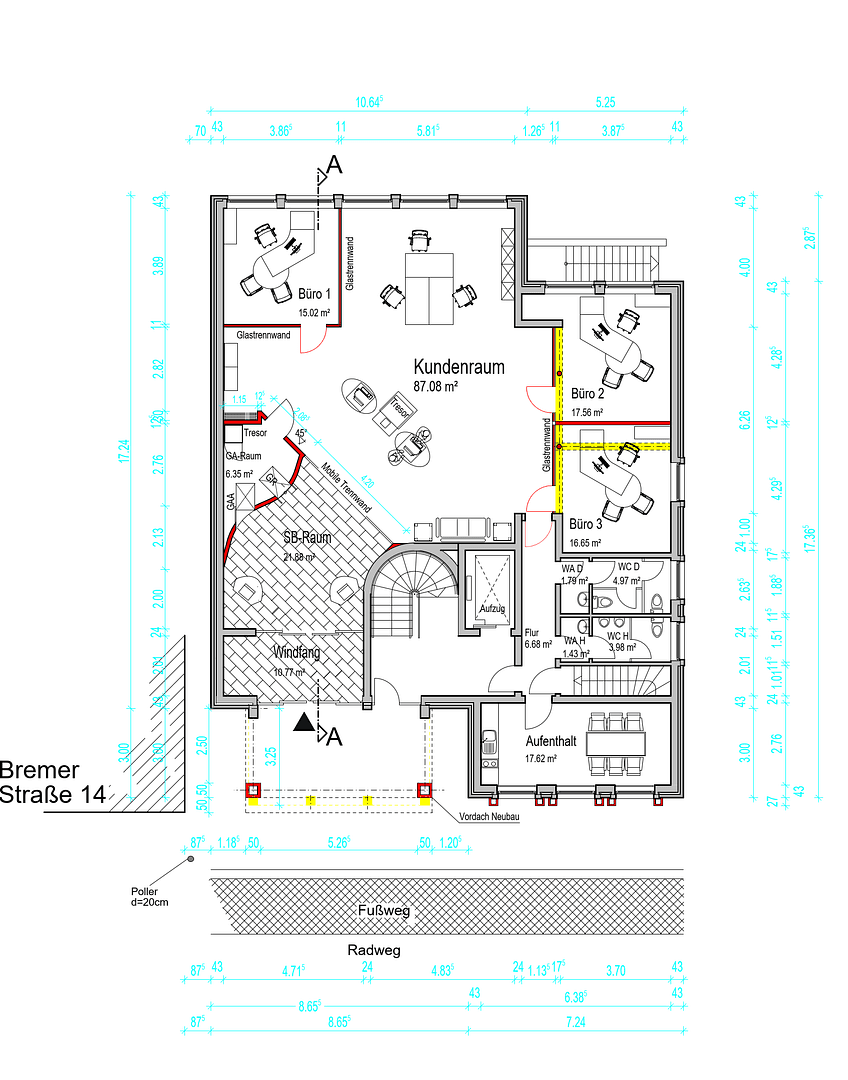office to rent, 236 m², Bremer Str. 12, Oldenburg, Lower Saxony office to rent, 236 m², Bremer Str. 12, Oldenburg, Lower Saxony