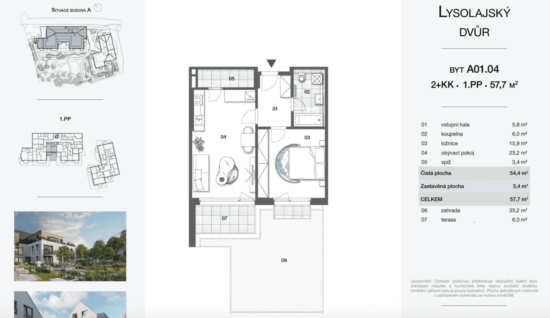 1 bedroom with open-plan kitchen flat to rent, 57 m², Lysolajské údolí, Prague, Prague 1 bedroom with open-plan kitchen flat to rent, 57 m², Lysolajské údolí, Prague, Prague