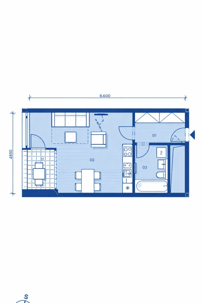 Studio flat for sale, 41 m², Hartigova, Prague, Prague Studio flat for sale, 41 m², Hartigova, Prague, Prague