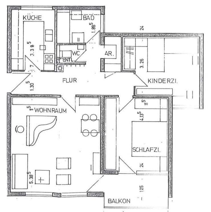 2 bedroom with open-plan kitchen flat to rent, 84 m², Linzer Straße 11, Backnang, Baden-Württemberg 2 bedroom with open-plan kitchen flat to rent, 84 m², Linzer Straße 11, Backnang, Baden-Württemberg