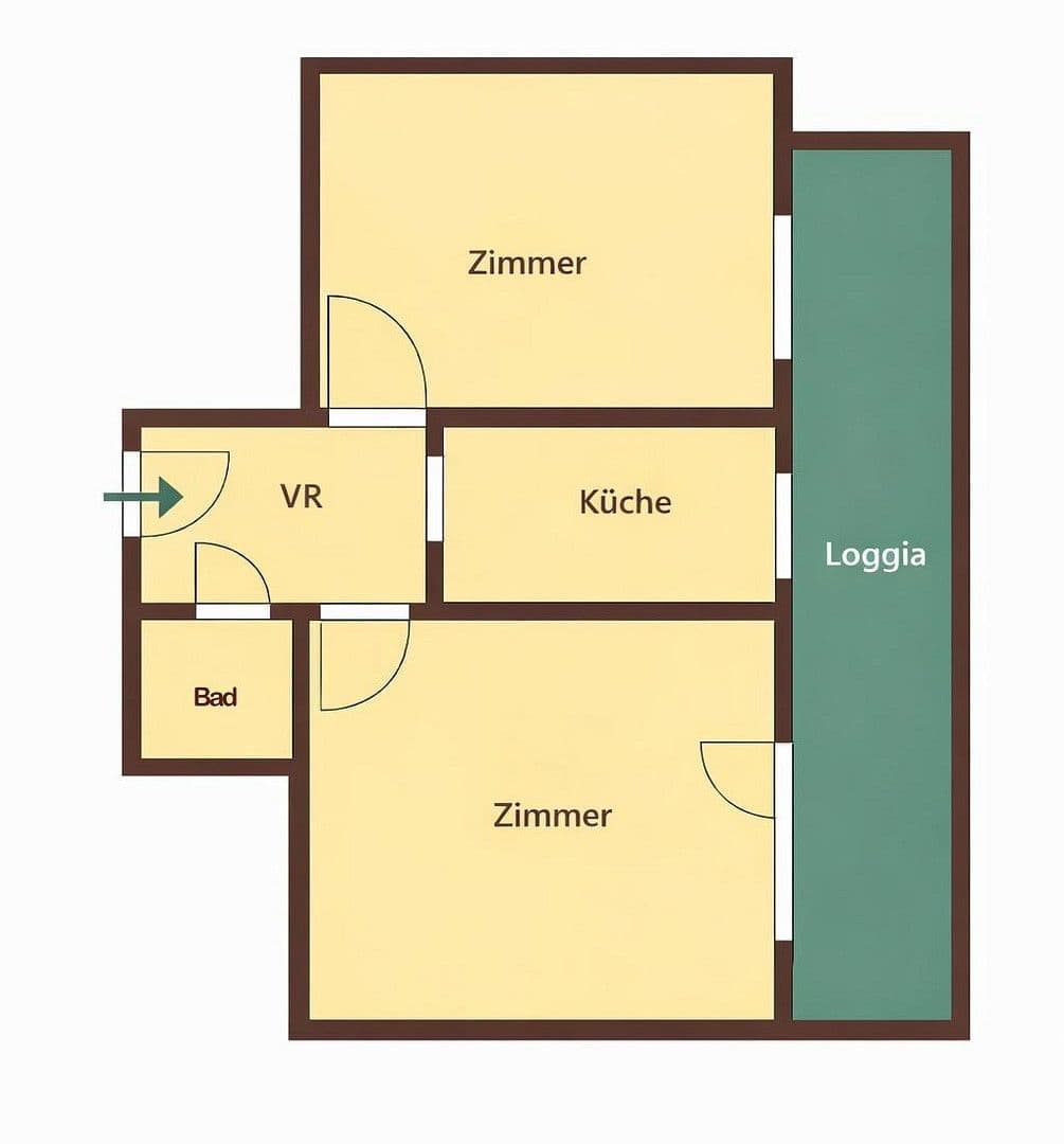 2 bedroom flat for sale, 50 m², Angeligasse 83, Wien, Vienna 2 bedroom flat for sale, 50 m², Angeligasse 83, Wien, Vienna