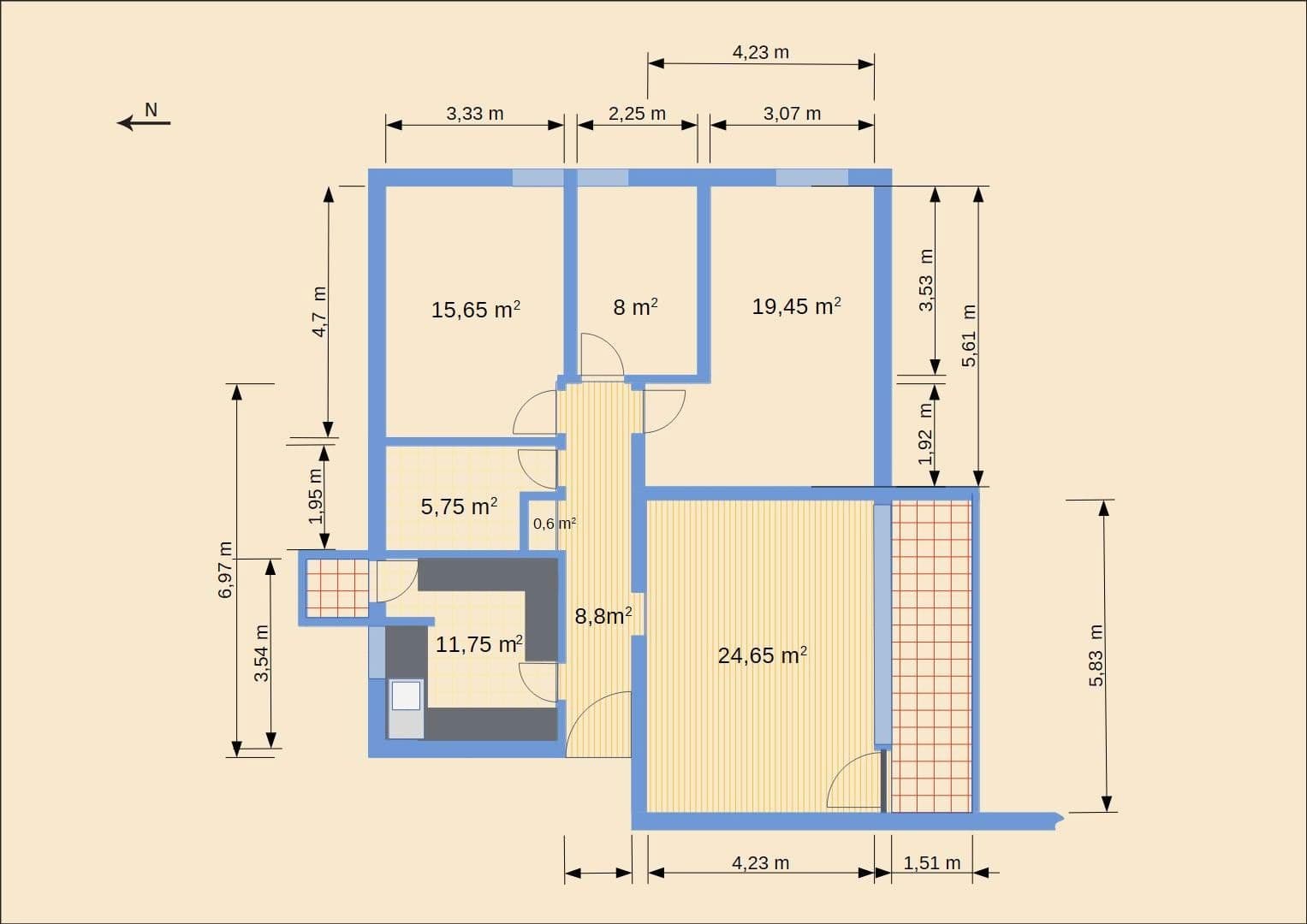 4 bedroom flat for sale, 100 m², Regensburg, Bavaria 4 bedroom flat for sale, 100 m², Regensburg, Bavaria