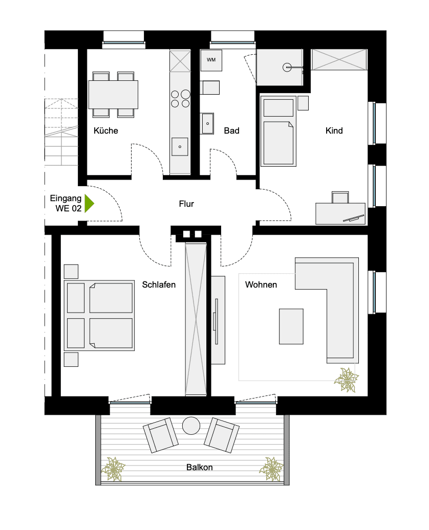 3 bedroom flat for sale, 83 m², Hof, Bavaria 3 bedroom flat for sale, 83 m², Hof, Bavaria