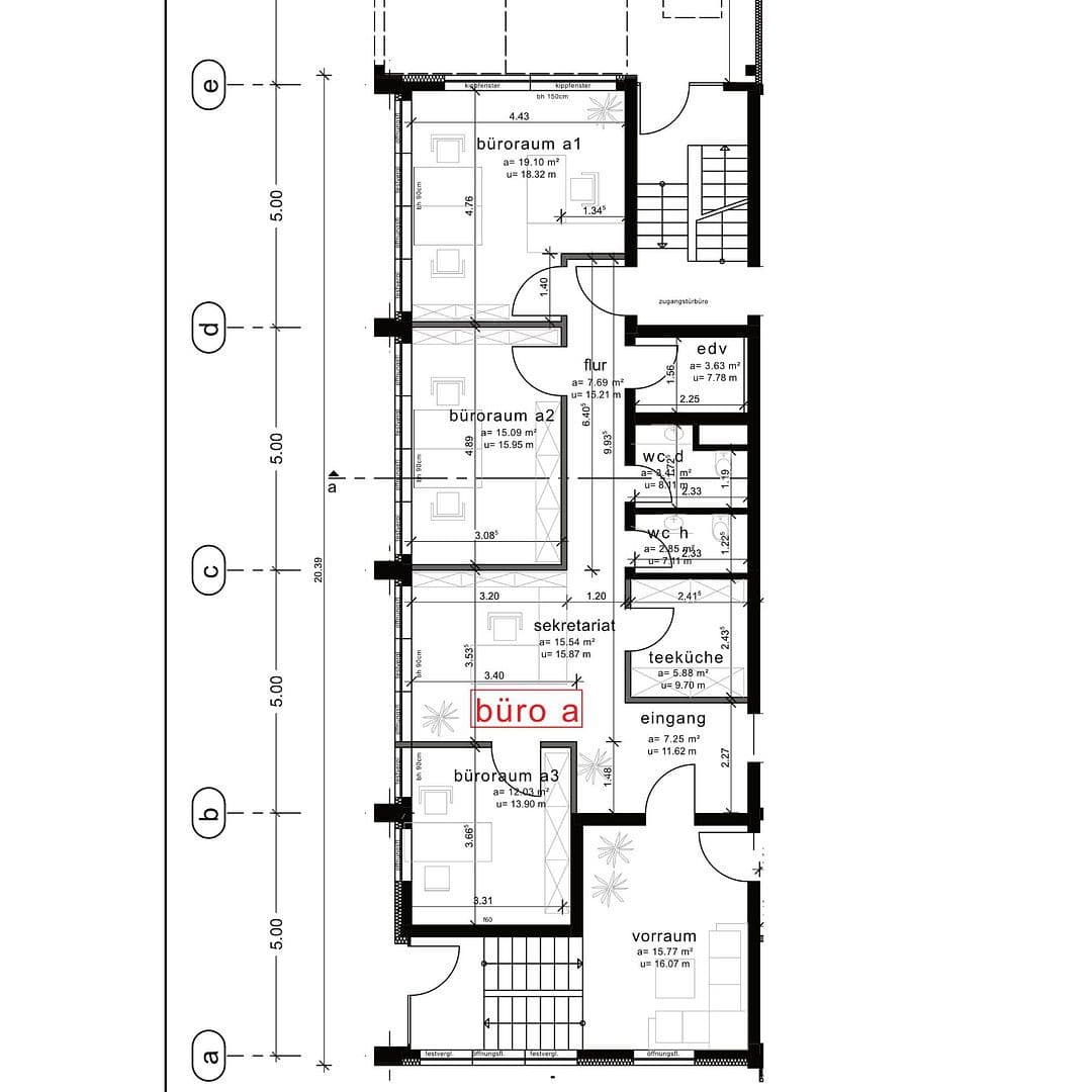 office to rent, 93 m², Eisentalstr. 11, Waiblingen, Baden-Württemberg office to rent, 93 m², Eisentalstr. 11, Waiblingen, Baden-Württemberg