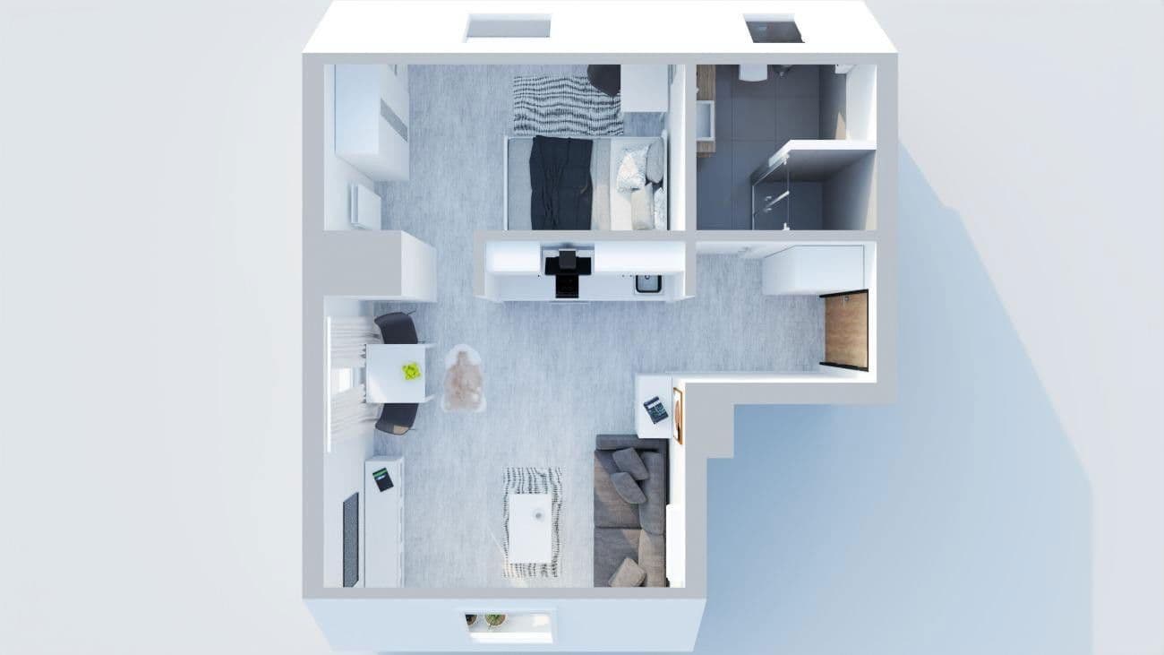 2 bedroom flat to rent, 36 m², Gerther Str. 6, Castrop-Rauxel, North Rhine-Westphalia 2 bedroom flat to rent, 36 m², Gerther Str. 6, Castrop-Rauxel, North Rhine-Westphalia