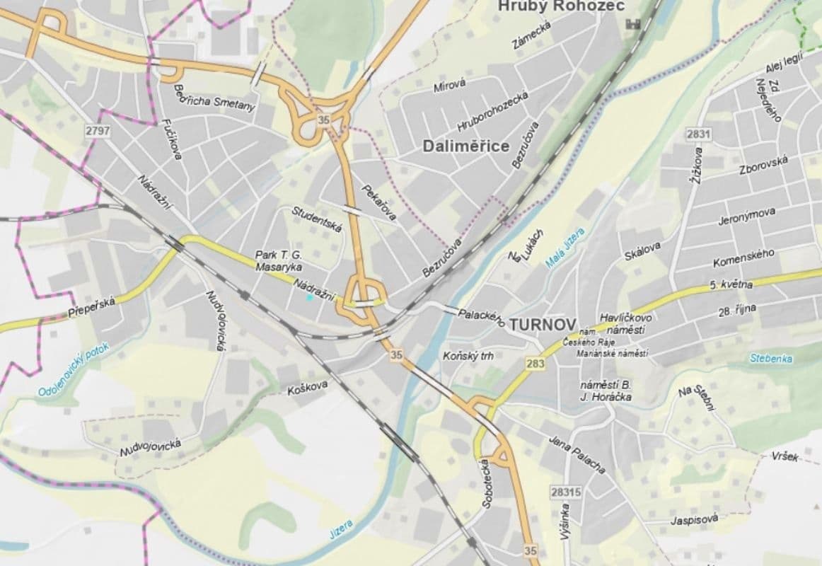 plot for sale, 283 m², Turnov, Liberecký Region plot for sale, 283 m², Turnov, Liberecký Region