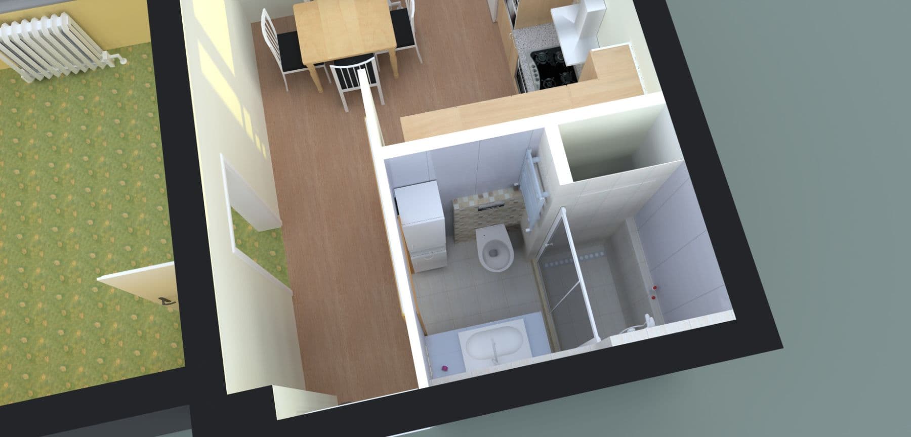 2 bedroom flat to rent, 46 m², Sadová, Adamov, Jihomoravský Region 2 bedroom flat to rent, 46 m², Sadová, Adamov, Jihomoravský Region