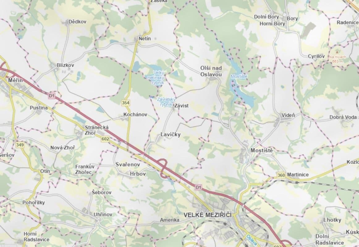 plot for sale, 4,967 m², Lavičky, Vysočina Region plot for sale, 4,967 m², Lavičky, Vysočina Region