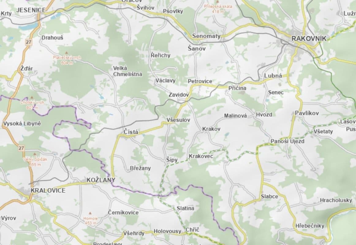 plot for sale, 1,421 m², Čistá, Středočeský Region plot for sale, 1,421 m², Čistá, Středočeský Region