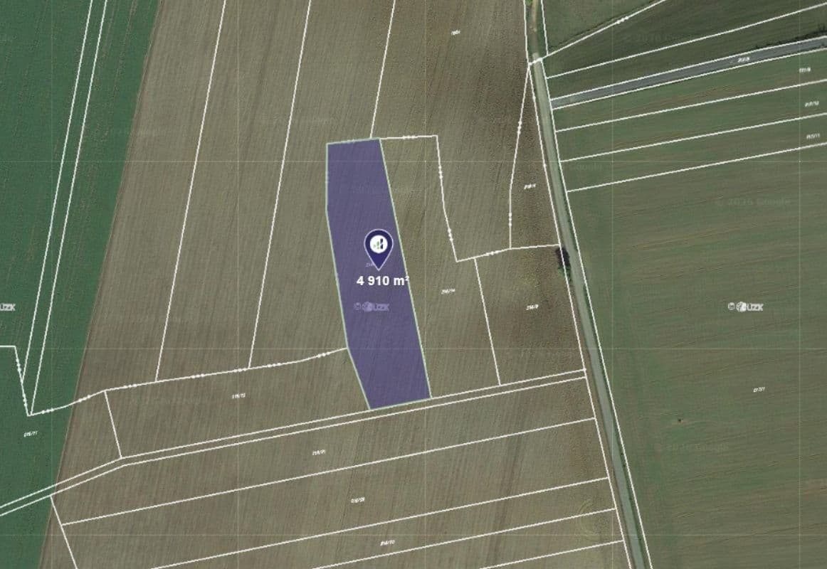 plot for sale, 2,455 m², Břežany, Středočeský Region plot for sale, 2,455 m², Břežany, Středočeský Region