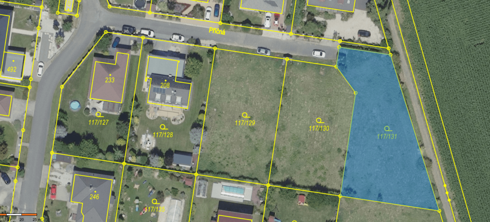 plot for sale, 1,108 m², Příčná, Křenice, Středočeský Region plot for sale, 1,108 m², Příčná, Křenice, Středočeský Region