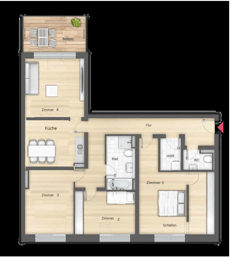 4 bedroom flat to rent, 127 m², Schuckertstraße 19, Fürth, Bavaria 4 bedroom flat to rent, 127 m², Schuckertstraße 19, Fürth, Bavaria