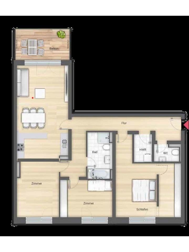 4 bedroom flat to rent, 127 m², Schuckertstraße 19, Fürth, Bavaria 4 bedroom flat to rent, 127 m², Schuckertstraße 19, Fürth, Bavaria