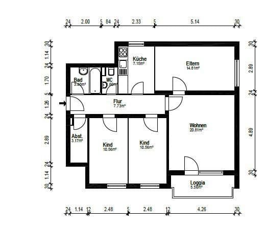 4 bedroom flat to rent, 80 m², Mannheimer Str. 4, Wiesbaden, Hesse 4 bedroom flat to rent, 80 m², Mannheimer Str. 4, Wiesbaden, Hesse