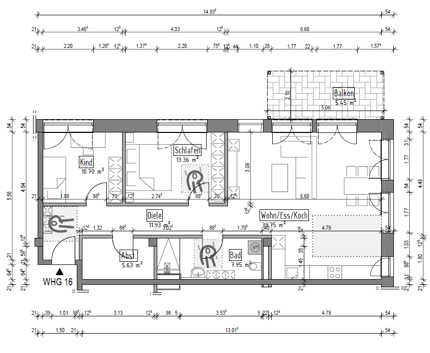 3 bedroom flat to rent, 82 m², Meisterstr. 21, Balingen, Baden-Württemberg 3 bedroom flat to rent, 82 m², Meisterstr. 21, Balingen, Baden-Württemberg