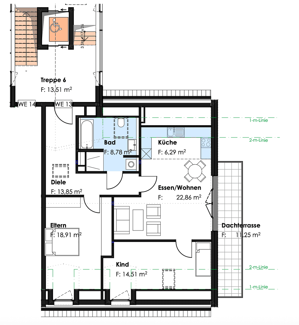1 bedroom with open-plan kitchen flat to rent, 88 m², Dorfstraße 13a, Germering, Bavaria 1 bedroom with open-plan kitchen flat to rent, 88 m², Dorfstraße 13a, Germering, Bavaria