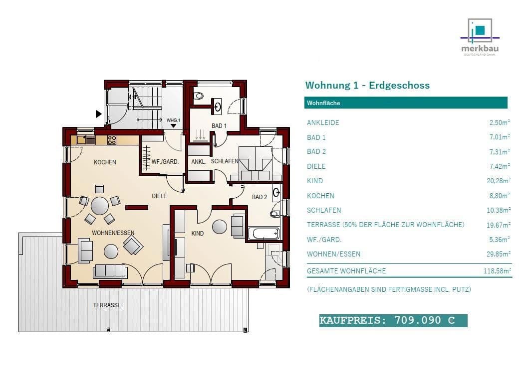 3 bedroom flat for sale, 112 m², Landshut, Bavaria 3 bedroom flat for sale, 112 m², Landshut, Bavaria