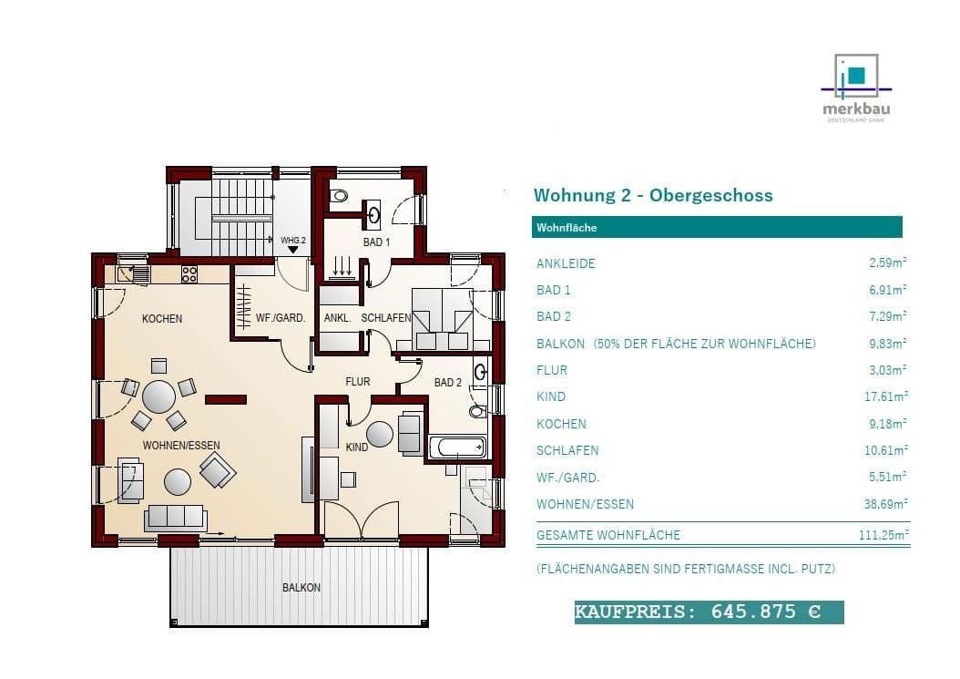 3 bedroom flat for sale, 112 m², Landshut, Bavaria 3 bedroom flat for sale, 112 m², Landshut, Bavaria