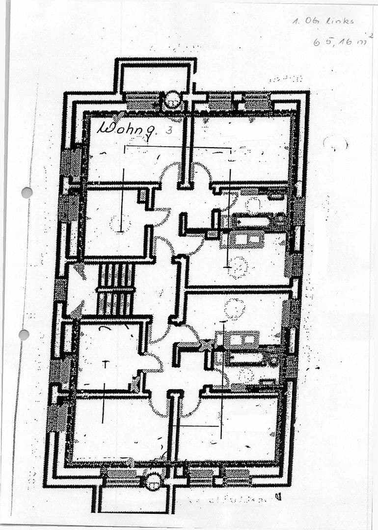 3 bedroom flat to rent, 66 m², Jahnstrasse 49, Dessau-Roßlau, Saxony-Anhalt 3 bedroom flat to rent, 66 m², Jahnstrasse 49, Dessau-Roßlau, Saxony-Anhalt