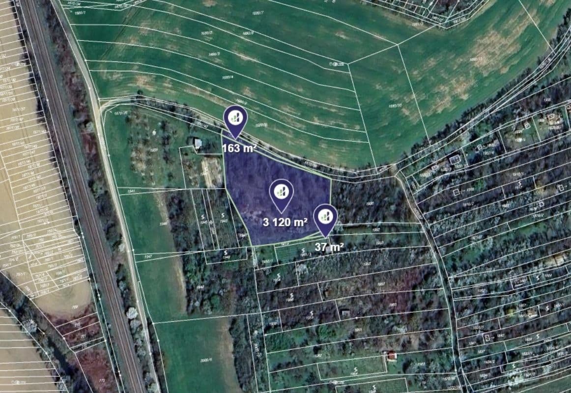 plot for sale, 3,320 m², Kyjov, Jihomoravský Region plot for sale, 3,320 m², Kyjov, Jihomoravský Region