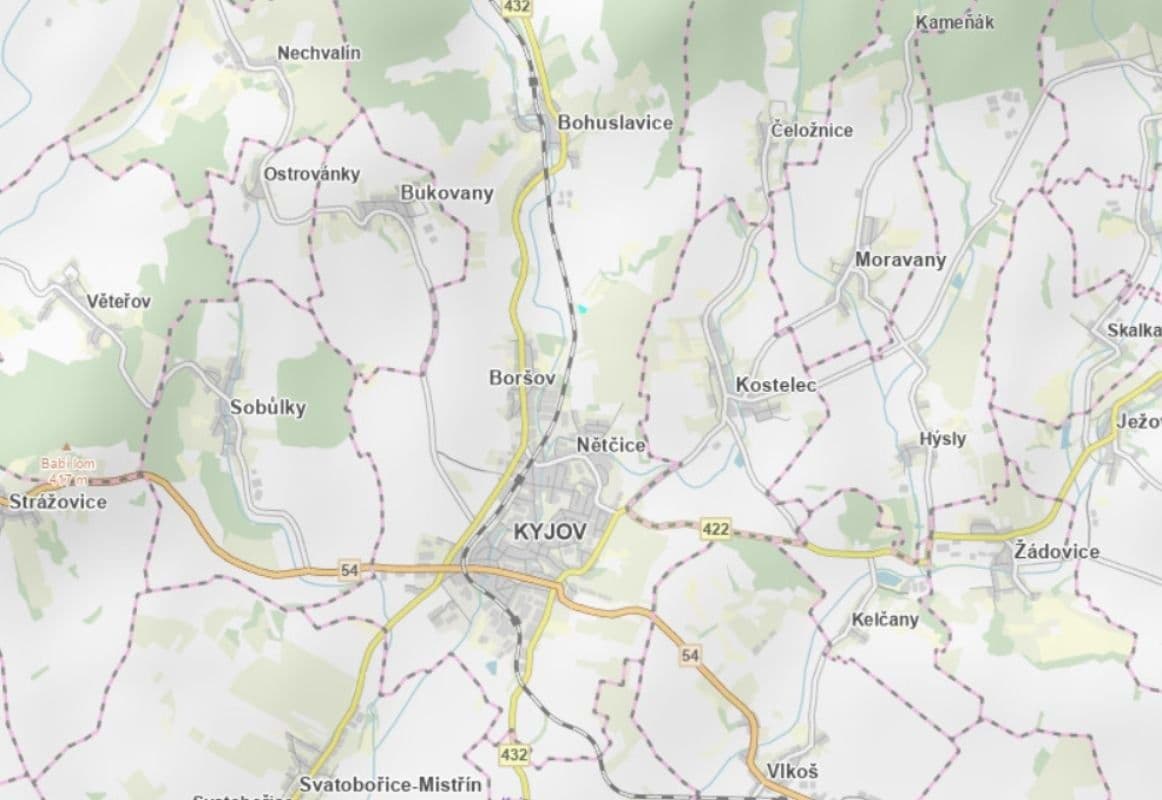 plot for sale, 3,320 m², Kyjov, Jihomoravský Region plot for sale, 3,320 m², Kyjov, Jihomoravský Region
