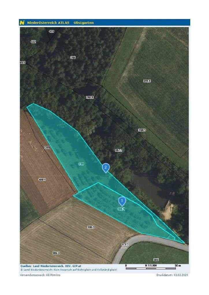 plot for sale, 5,300 m², KG Pömling, Emmersdorf, Lower Austria plot for sale, 5,300 m², KG Pömling, Emmersdorf, Lower Austria